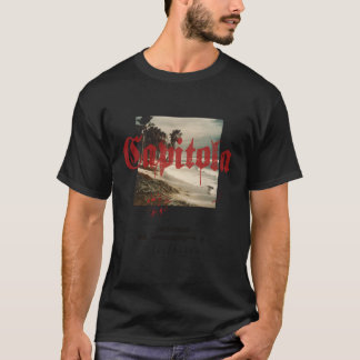 Capitola California Ca Tattoo Beach Surf T-Shirt