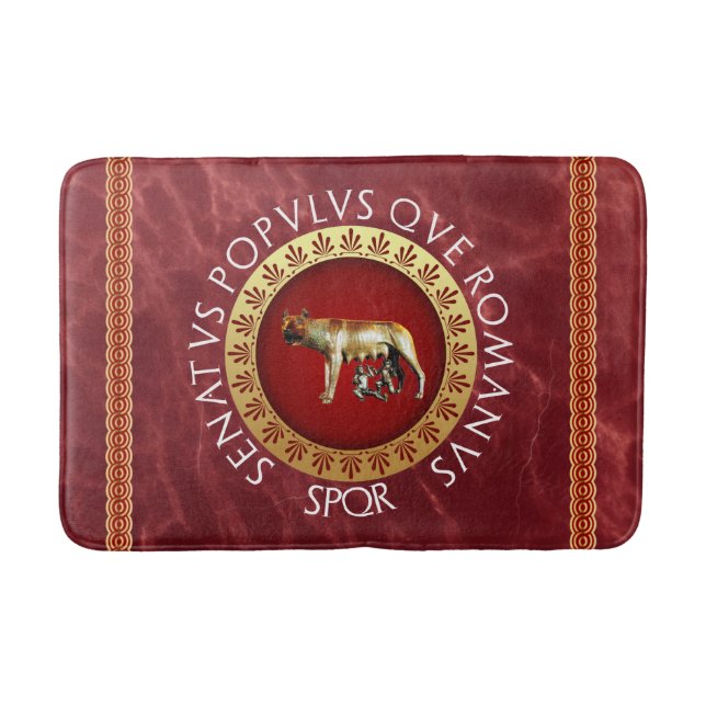 Capitoline She-Wolf Bath Mat (Front)