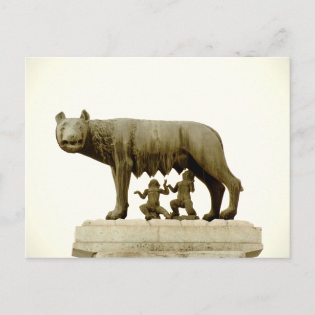 Capitoline she-wolf postcard (Front)