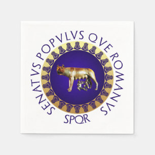 Capitoline Wolf Napkin