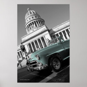 Capitolio Cool Blue Poster