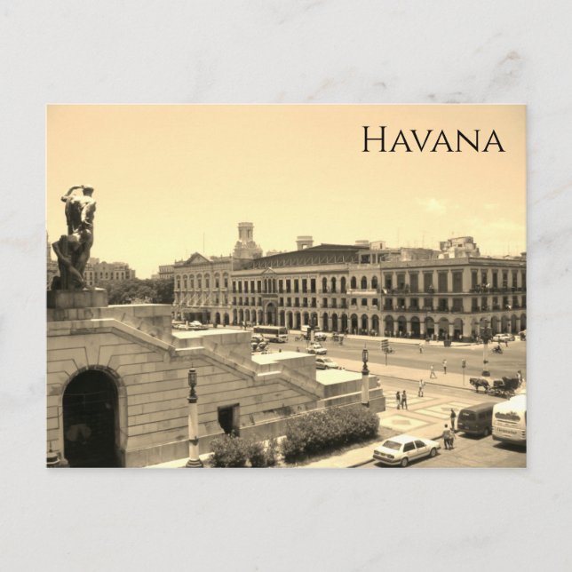 capitolio stairs havana postcard (Front)