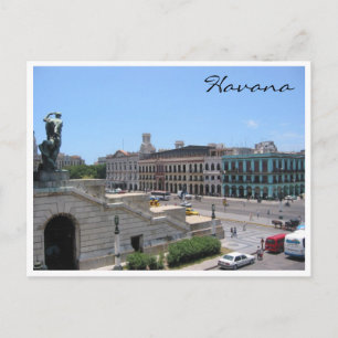capitolio stairs havana postcard