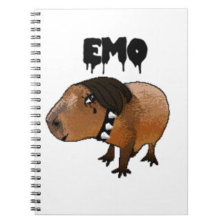 Capivara Emo Caderno  Notebook