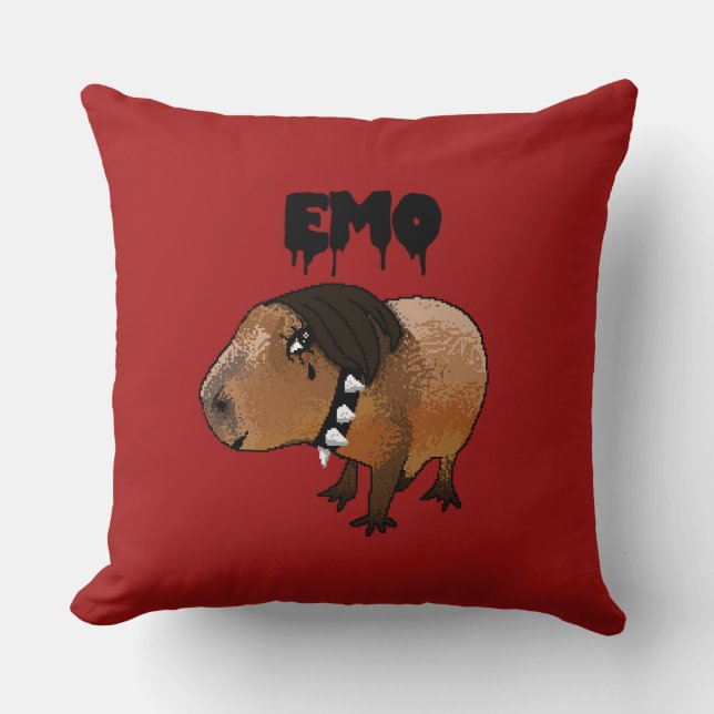 Capivara Emo Cushion (Front)