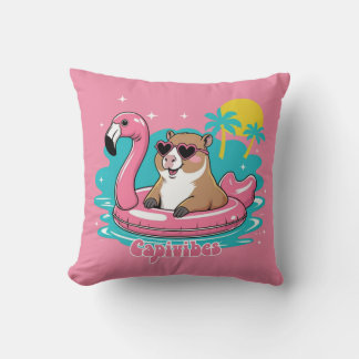 Capivara Stylosa in the summer with Boia Rosa Cushion