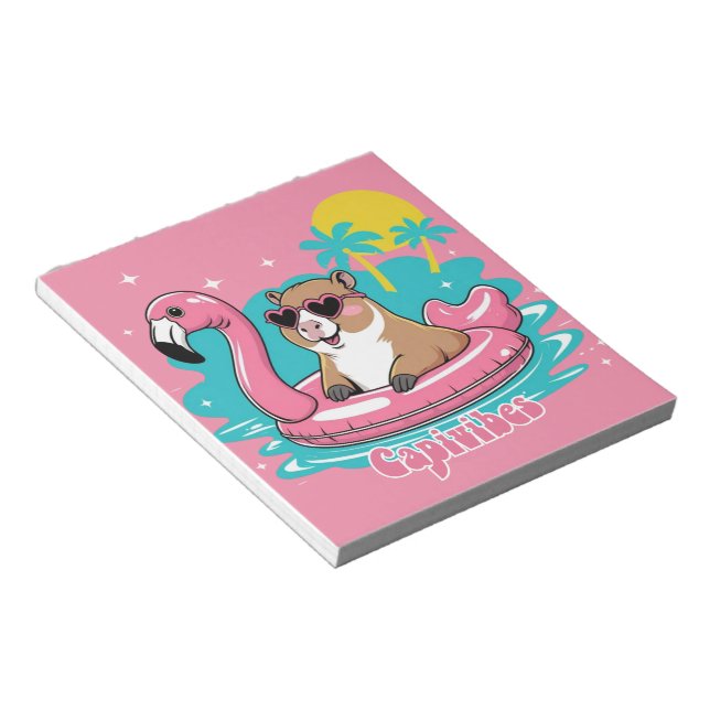 Capivara Stylosa in the summer with Boia Rosa Notepad (Angled)