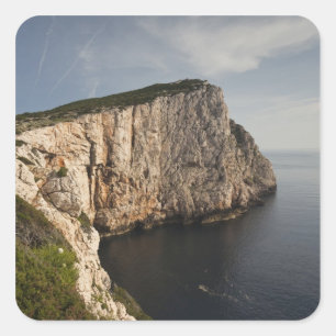 Capo Caccia, Alghero, Sardinia, Italy Square Sticker