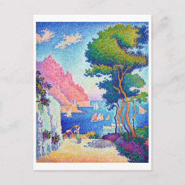 Capo di Noli, Signac Postcard (Front)