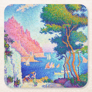 Capo di Noli, Signac Square Paper Coaster