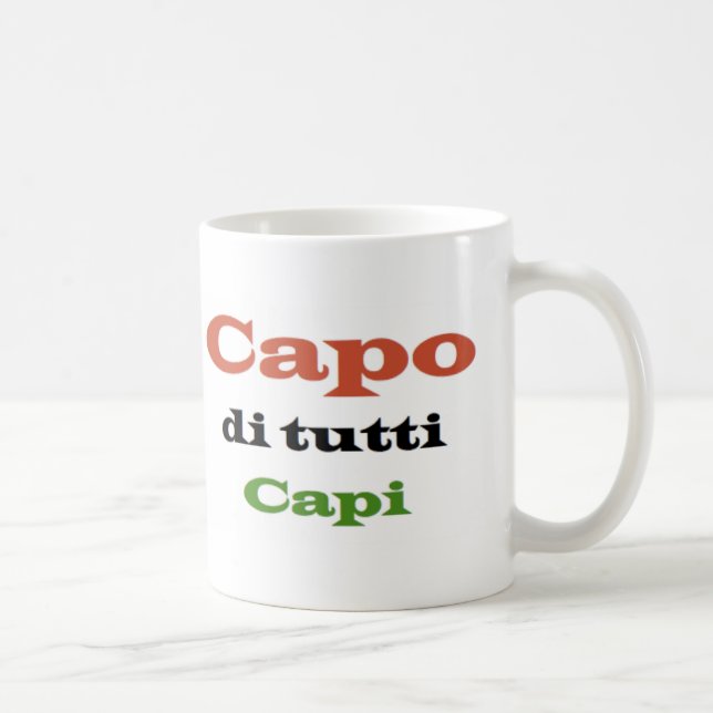 Capo di tutti coffee mug (Right)