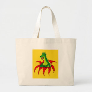 Capo , the little Dragon Large Tote Bag