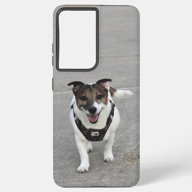 Capo von Oppenheim, Jack Russell Terrier Dog Samsung Galaxy S21 Ultra Case (Back)