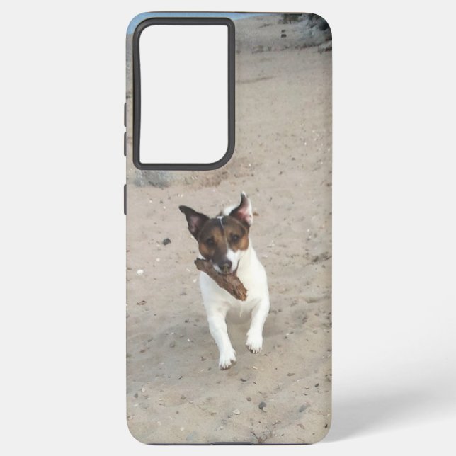 Capo von Oppenheim, Jack Russell Terrier Dog Samsung Galaxy S21 Ultra Case (Back)