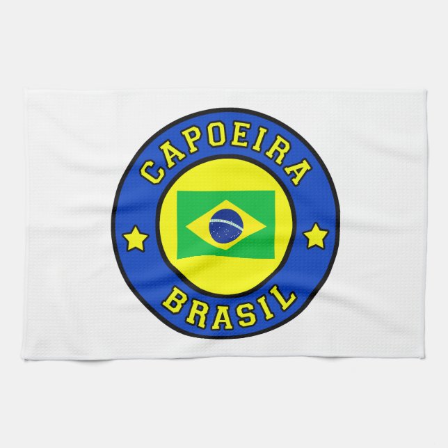 Capoeira Brasil Tea Towel (Horizontal)