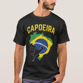 Capoeira Brazil Flag Afro Brazilian Martial Arts D T-Shirt