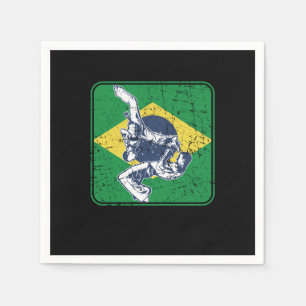 Capoeira Brazil Martial Artist Brazilian Martial A Napkin