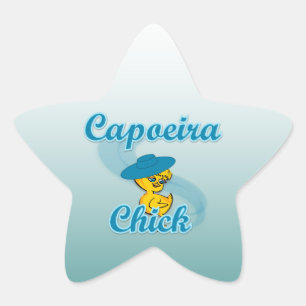 Capoeira Chick #3 Star Sticker