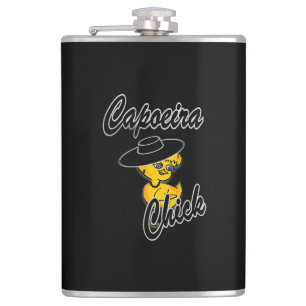 Capoeira Chick #4 Hip Flask