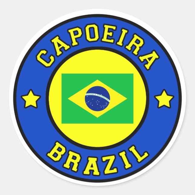 Capoeira Classic Round Sticker (Front)