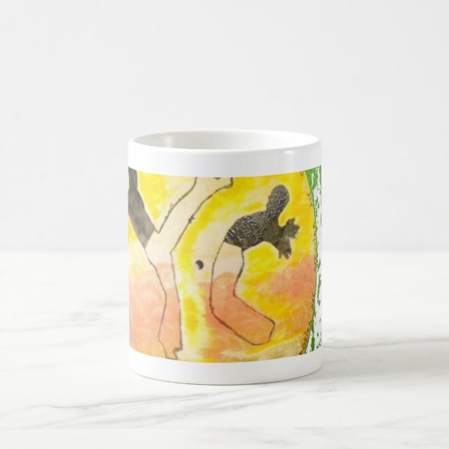 capoeira ginga axe coffee mug cup (Center)