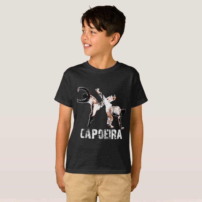 Capoeira Kids' Sport-Tek Competitor T-Shirt (Front Full)