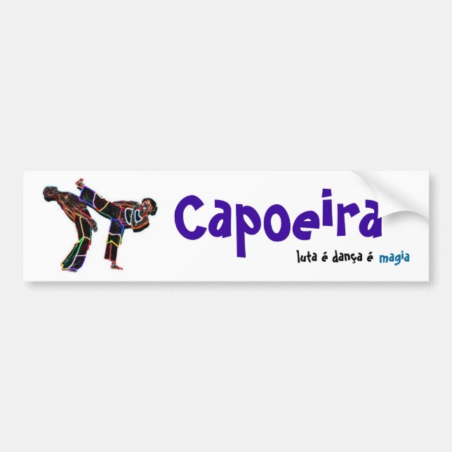 Capoeira, luta danca magia bumper sticker (Front)