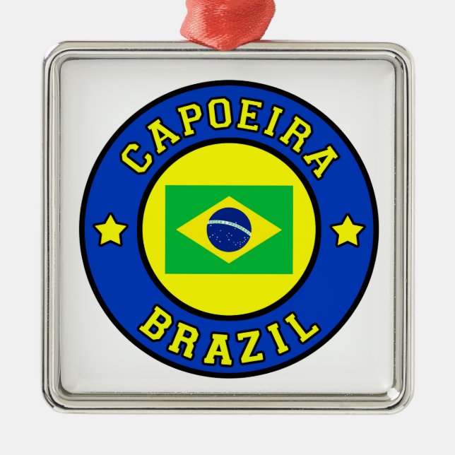 Capoeira Metal Ornament (Front)
