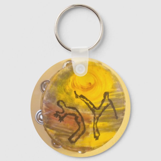 capoeira music passion axe keychain (Front)