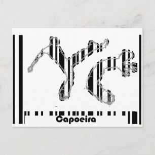 Capoeira my love postcard barcode