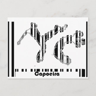 Capoeira my love postcard barcode
