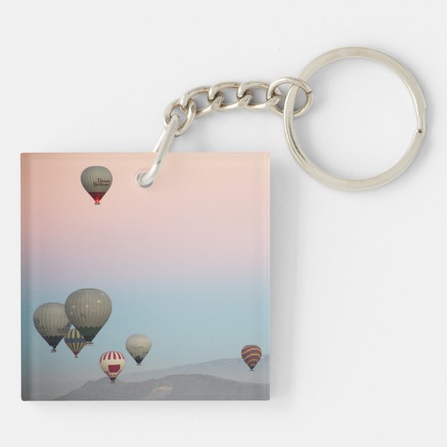 Cappadocia Balloon Flight Key Ring (Back)