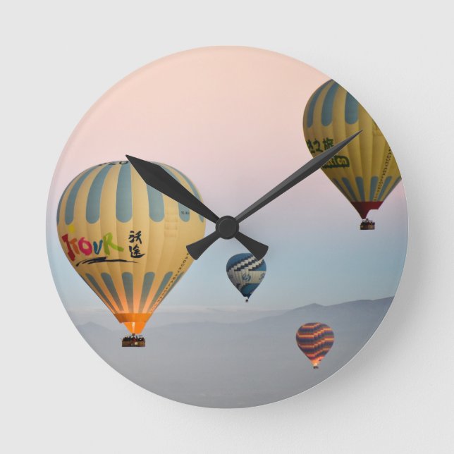 Cappadocia. Balloon Flight Round Clock (Front)