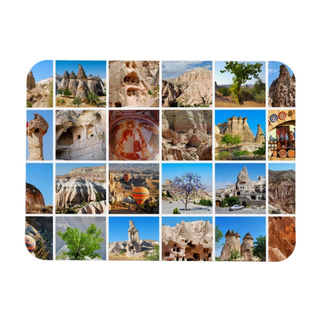 Cappadocia collage magnet (Horizontal)