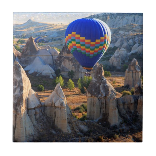 Cappadocia, Goreme | Hot air Balloon Ceramic Tile (Front)