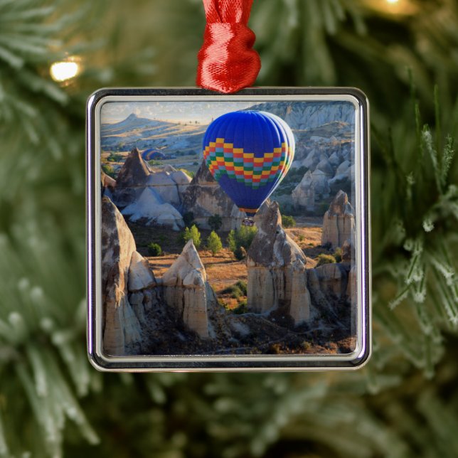 Cappadocia, Goreme | Hot air Balloon Metal Ornament (Tree)