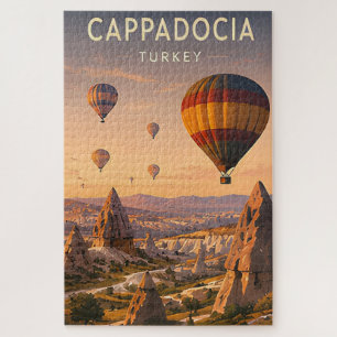🎈 Cappadocia Turkey Hot Air Balloon Valley Views Jigsaw Puzzle