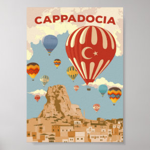 Cappadocia - Vintage Travel Poster