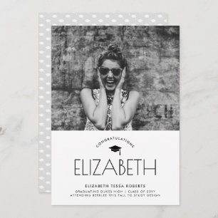 Capped it Graduation Announcement