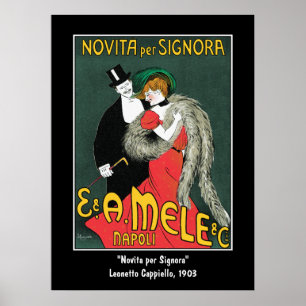 Cappiello Poster ~ Novita per Signora