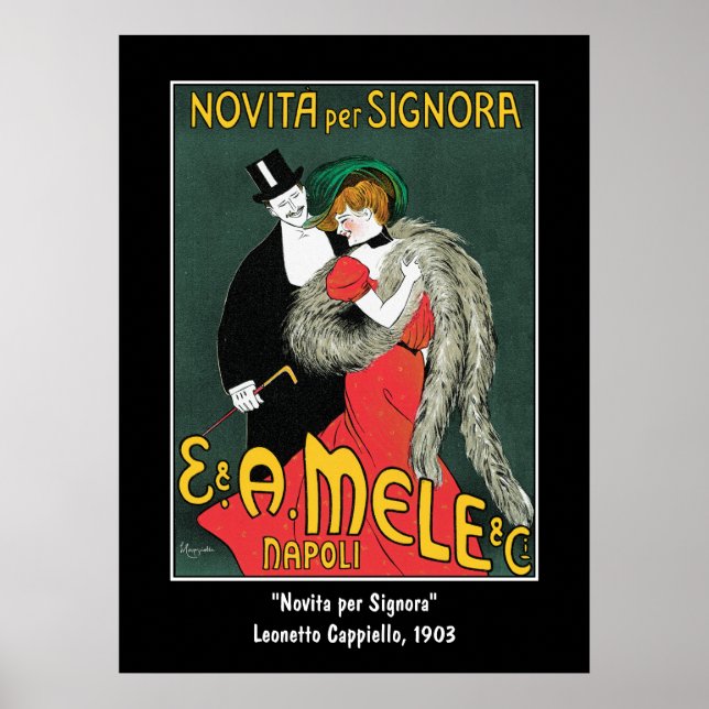 Cappiello Poster ~ Novita per Signora (Front)