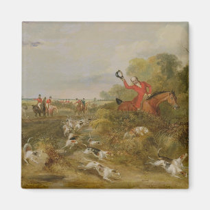 Capping on Hounds, Bachelor's Hall, 1836 (oil on c Magnet