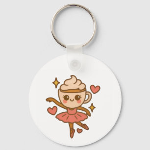 Cappuccina Ballerina Italian Ausweis Key Ring