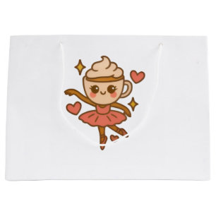 Cappuccina Ballerina Italian Ausweis Large Gift Bag