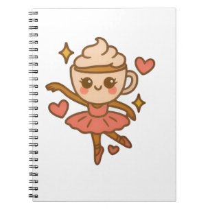 Cappuccina Ballerina Italian Ausweis Notebook