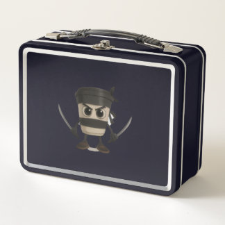 Cappuccino Assassino Funny Italian Metal Lunch Box