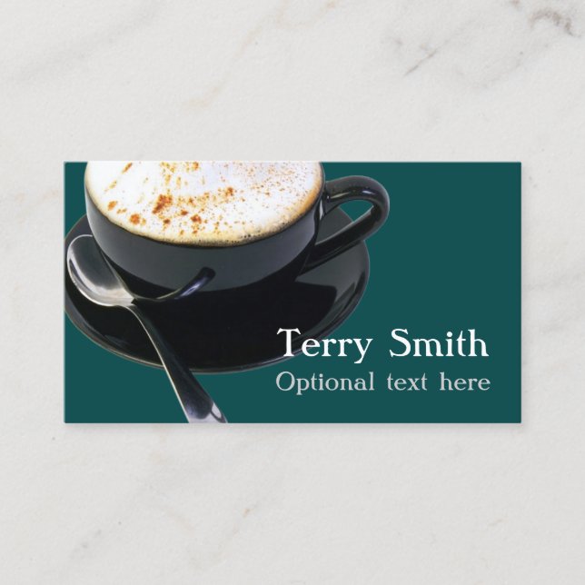Cappuccino Business Card (Front)