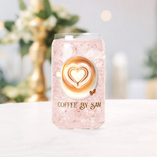 Cappuccino Coffee Can Glass