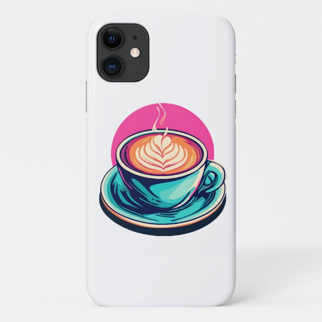 Cappuccino coffee cup Case-Mate iPhone case (Back)