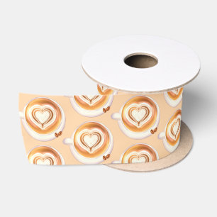 Cappuccino Coffee Satin Ribbon